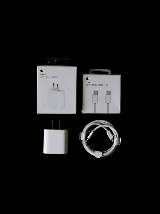 Cargador Apple tipo c to c 20W